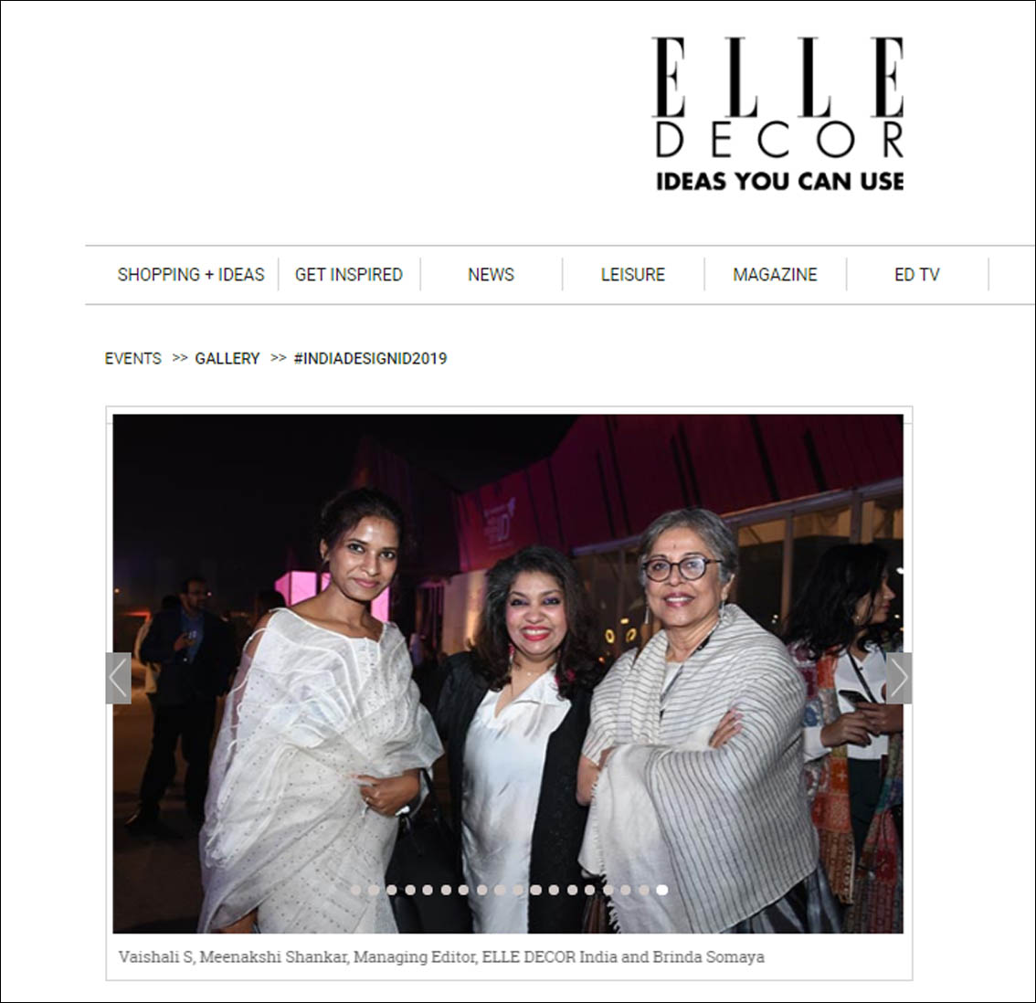 India Design ID 2019, Elle Decor -  February 2019